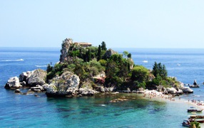 Island off the coast of the island of Sicily, Italy