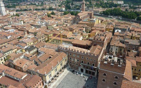 Panorama of the city of Verona, Italy