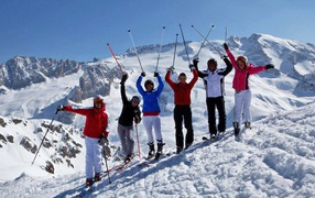 Ski resort of Arabba, Italy