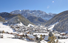 Горнолыжный курорт Валь Гардена, Италия