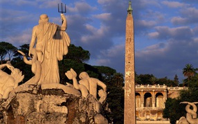 Статуи богов в Риме, Италия