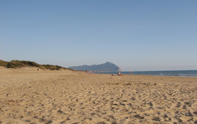 Summer vacation at the beach in the resort of Sabaudia, Italy
