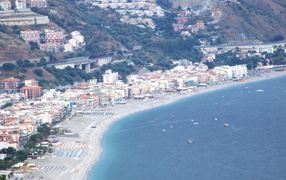 Summer vacation at the beach on the island of Sicily, Italy