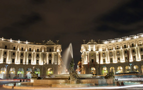 The central square in Rome
