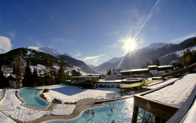 Термальный курорт в Бормио, Италия