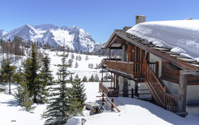 Villa at the ski resort Sestriere, Italy