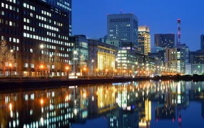 Набережная в Токио