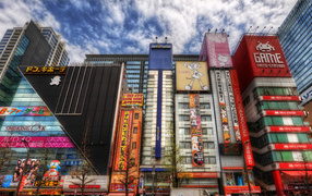 Улица Акихабара в Токио