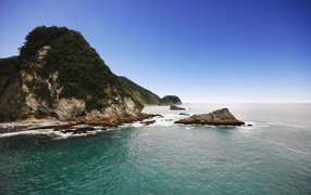 The shores of New Zealand