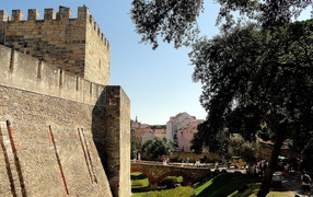 Красивый вид в Лиссабоне