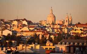 Predzakatny view in Lisbon