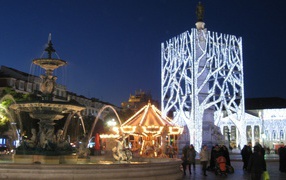 Площадь Россио в Лиссабоне