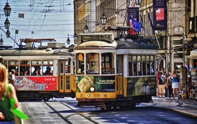 Трамваи в Лиссабоне