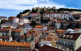 View of the city of Lisbon