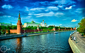 Moscow River and the Kremlin