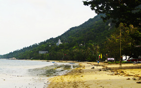 Золотой пляж на острове Панган, Таиланд