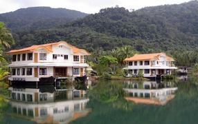 Hotel afloat in Koh Chang, Thailand
