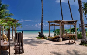 Хижина на пляже на острове Ко Куд, Таиланд
