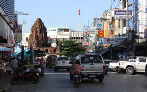 Город на курорте Лопбури, Таиланд