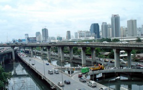 Overpass in Bangkok, Thailand