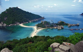 Resort on the island of Koh Tao, Thailand