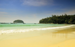 Sandy beach in Phuket