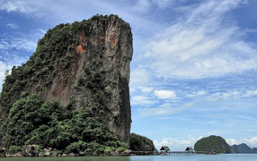 Скала на курорте Краби, Таиланд