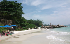 Spring vacation on the island of Koh Samet, Thailand