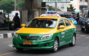 Taxi in Bangkok, Thailand