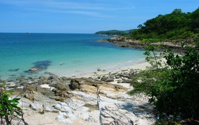 Дикий пляж на острове Самет, Таиланд