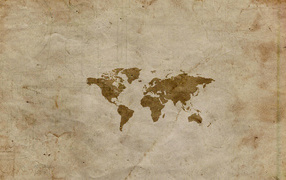 Small map of the world