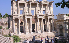 Ancient temple in Ephesus, Turkey