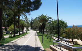 Городские улицы в Кушадасы, Турция