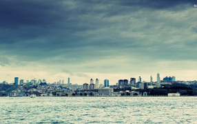 Пасмурный день в Стамбуле