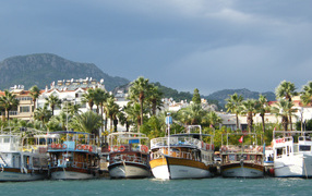 Побережье в Мармарис, Турция