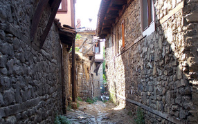 Old streets in Mersin, Turkey