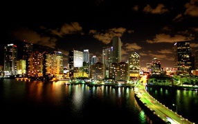 Late at night in Miami