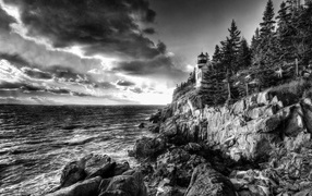 Маяк в Мэне, Новая Англия, США