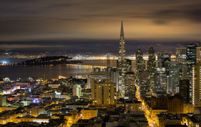Ночной Сан-Франциско, США