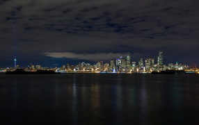Seattle at night, United States
