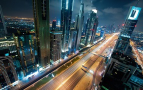 Night movement in Dubai