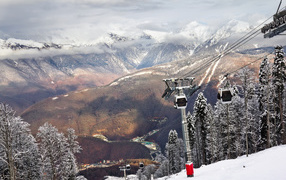 Alpine in Sochi in 2014