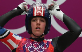 Американская саночница Эрин Хэмлин обладательница бронзовой медали