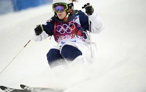 Ханна Кирни американская фристайлистка бронзовая медаль на олимпиаде в Сочи