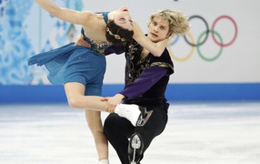 Американские фигуристы Чарли Уайт и Мэрил Дэвис на олимпиаде в Сочи