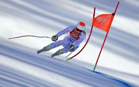 Американский лыжник Боде Миллер обладатель бронзовой медали