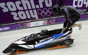 Американцы в дисциплине бобслей на олимпиаде в Сочи