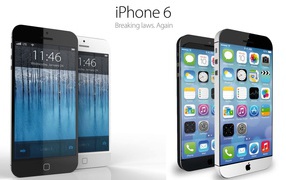 iPhone 6 концепт с большим экраном 