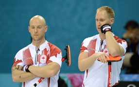 At the Olympic Games in Sochi won the gold medal in men's curling team discipline Canada