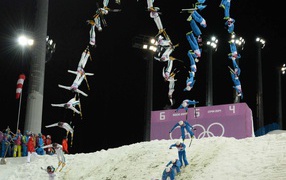 Австралийский фристайлист Дэвид Моррис обладатель серебряной медали